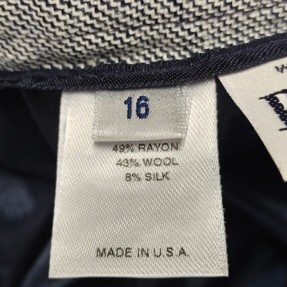 Pendleton Gray Houndstooth Skirt - Picture 12 of 13